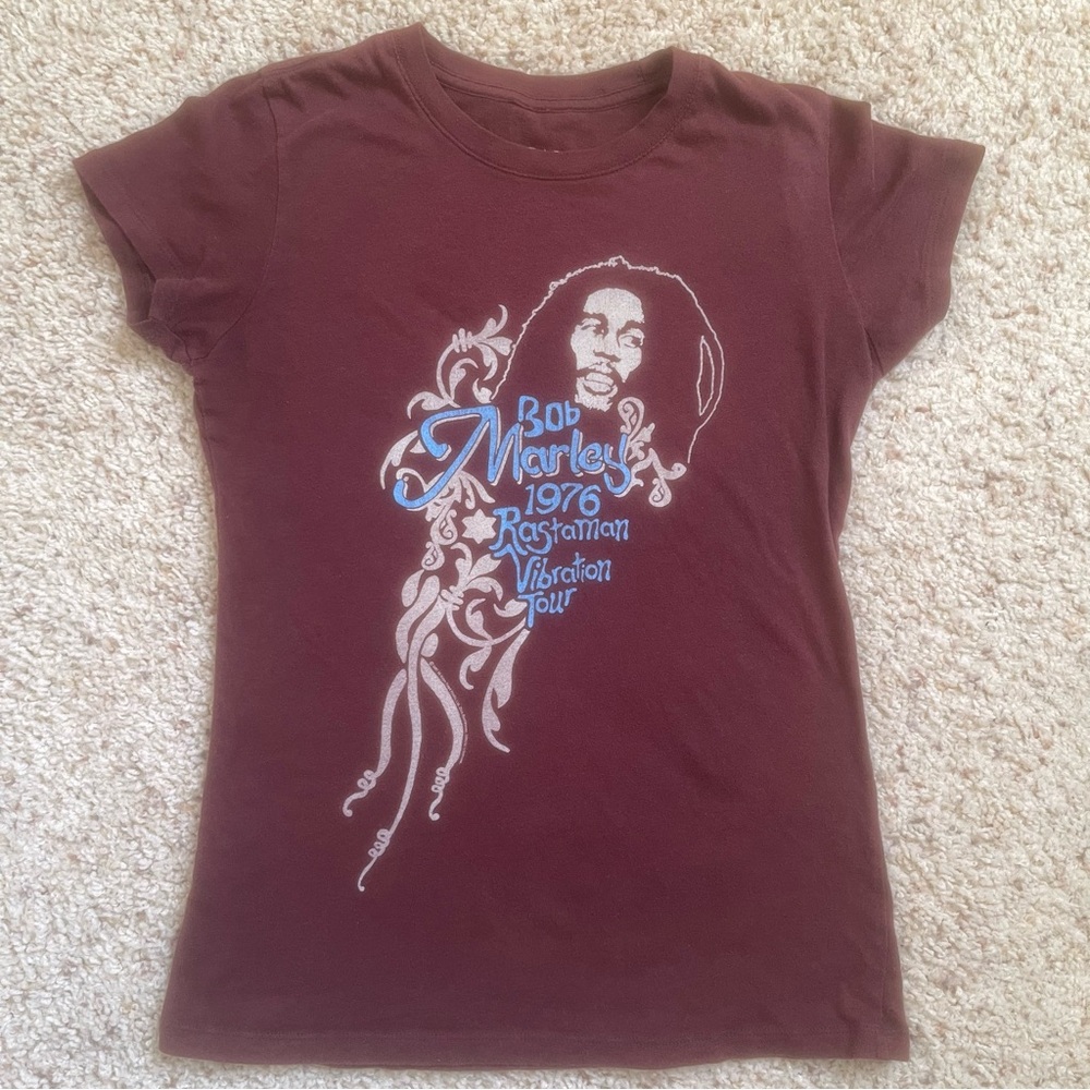 ZION - Bob Marley brown tshirt